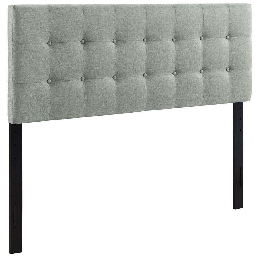 Emily Queen Fabric Headboard - No Shipping Charges MDY-MOD-5170-GRY