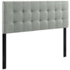 Emily Queen Fabric Headboard - No Shipping Charges MDY-MOD-5170-GRY