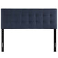 Navy Emily Queen Fabric Headboard - No Shipping Charges MDY-MOD-5170-NAV