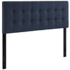 Navy Emily Queen Fabric Headboard