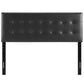 Emily Queen Vinyl Headboard - No Shipping Charges MDY-MOD-5171-BLK