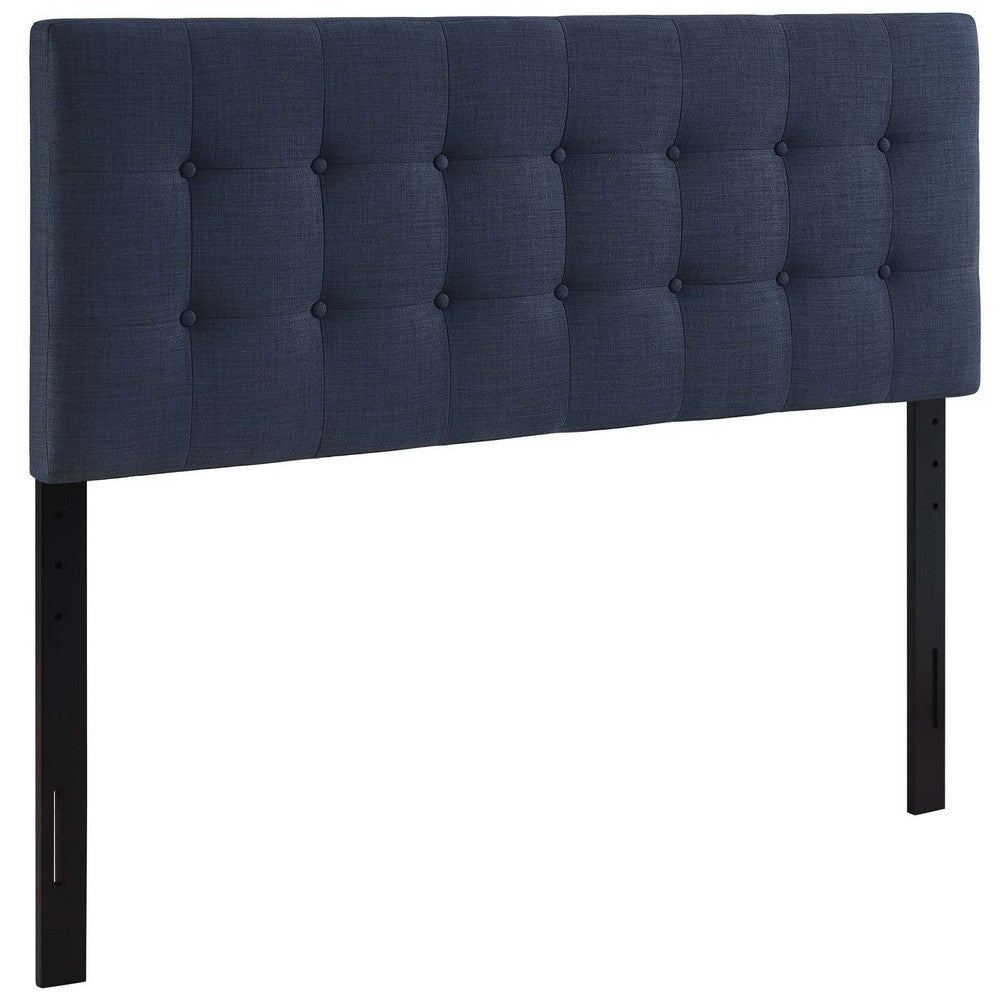 Navy Emily Full Fabric Headboard