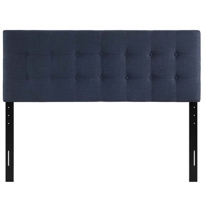 Navy Emily King Fabric Headboard - No Shipping Charges MDY-MOD-5174-NAV