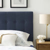 Navy Emily Twin Fabric Headboard - No Shipping Charges MDY-MOD-5176-NAV