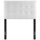 White Emily Twin Vinyl Headboard - No Shipping Charges MDY-MOD-5177-WHI