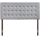 Tinble Queen Headboard - No Shipping Charges MDY-MOD-5210-GRY