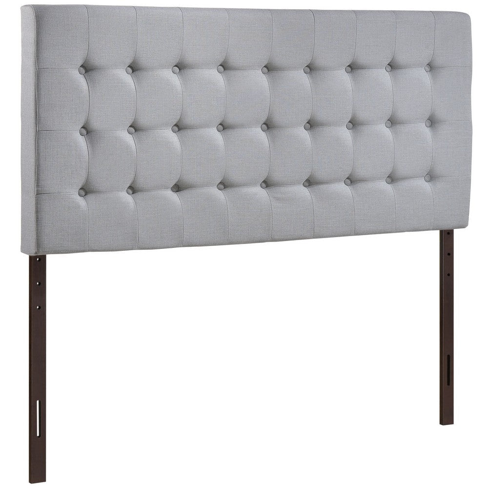 Tinble Queen Headboard - No Shipping Charges MDY-MOD-5210-GRY