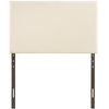 Modway Region Linen Fabric Upholstered Twin Headboard in Ivory MDY-MOD-5214-IVO