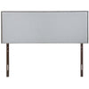 Sky Gray Region Full Nailhead Upholstered Headboard - No Shipping Charges MDY-MOD-5217-GRY