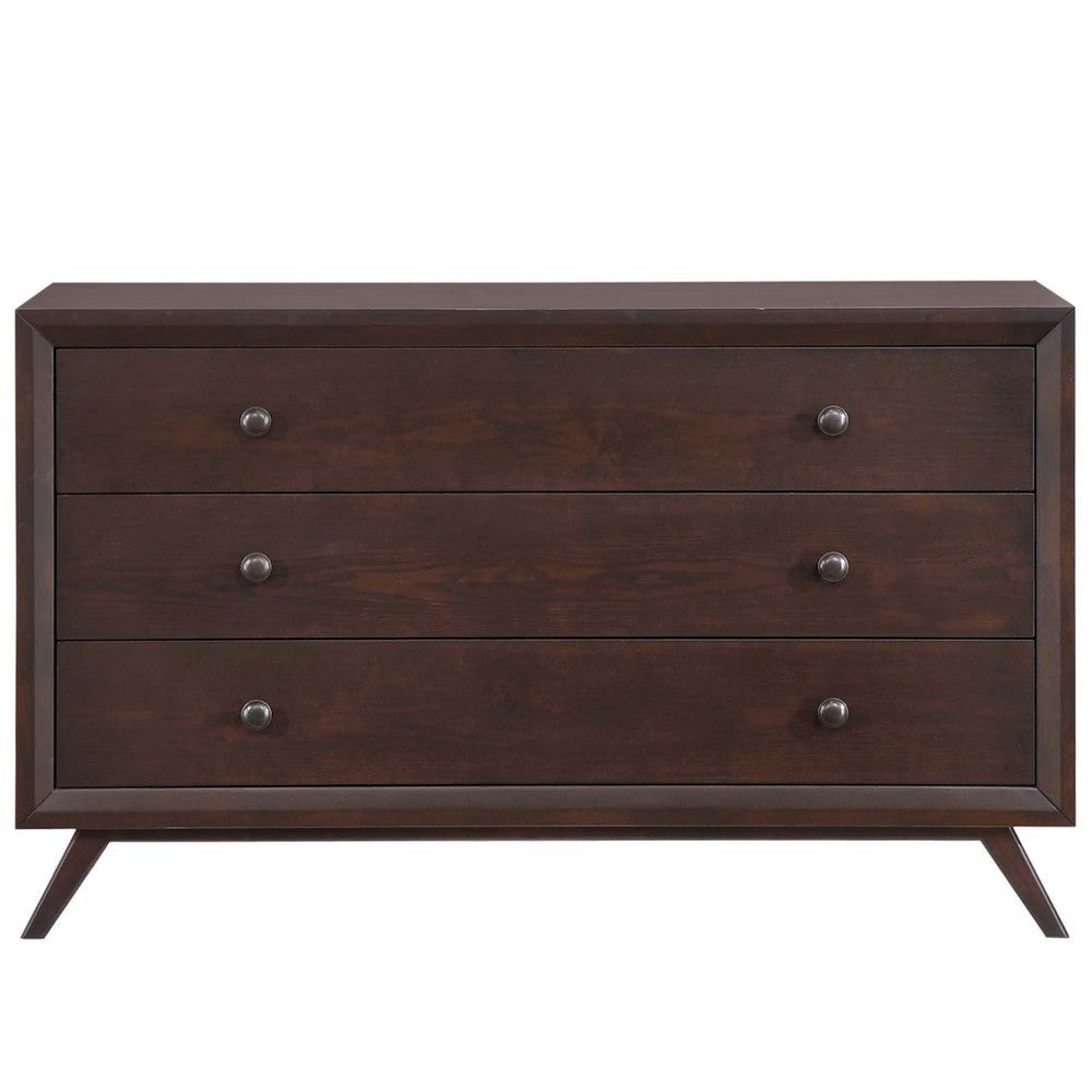 Cappuccino Tracy Wood Dresser - No Shipping Charges MDY-MOD-5241-CAP