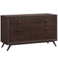 Modway Tracy Wood Dresser in Cappuccino