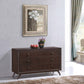 Cappuccino Tracy Wood Dresser - No Shipping Charges MDY-MOD-5241-CAP