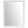 Tracy Rectangular Mirror In White - No Shipping Charges MDY-MOD-5243-WHI