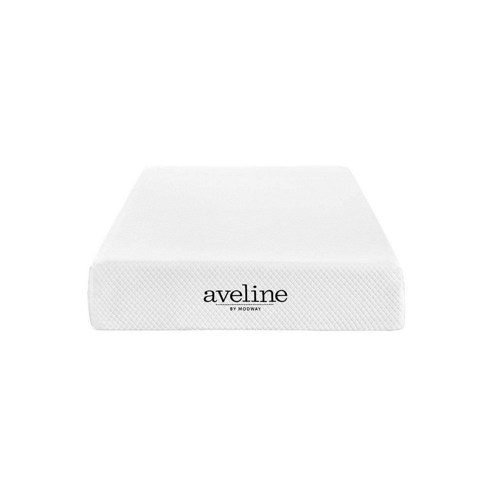 White Aveline 8’ Twin Mattress - No Shipping Charges MDY-MOD-5339-WHI