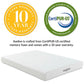 White Aveline 8’ Full Mattress - No Shipping Charges MDY-MOD-5342-WHI