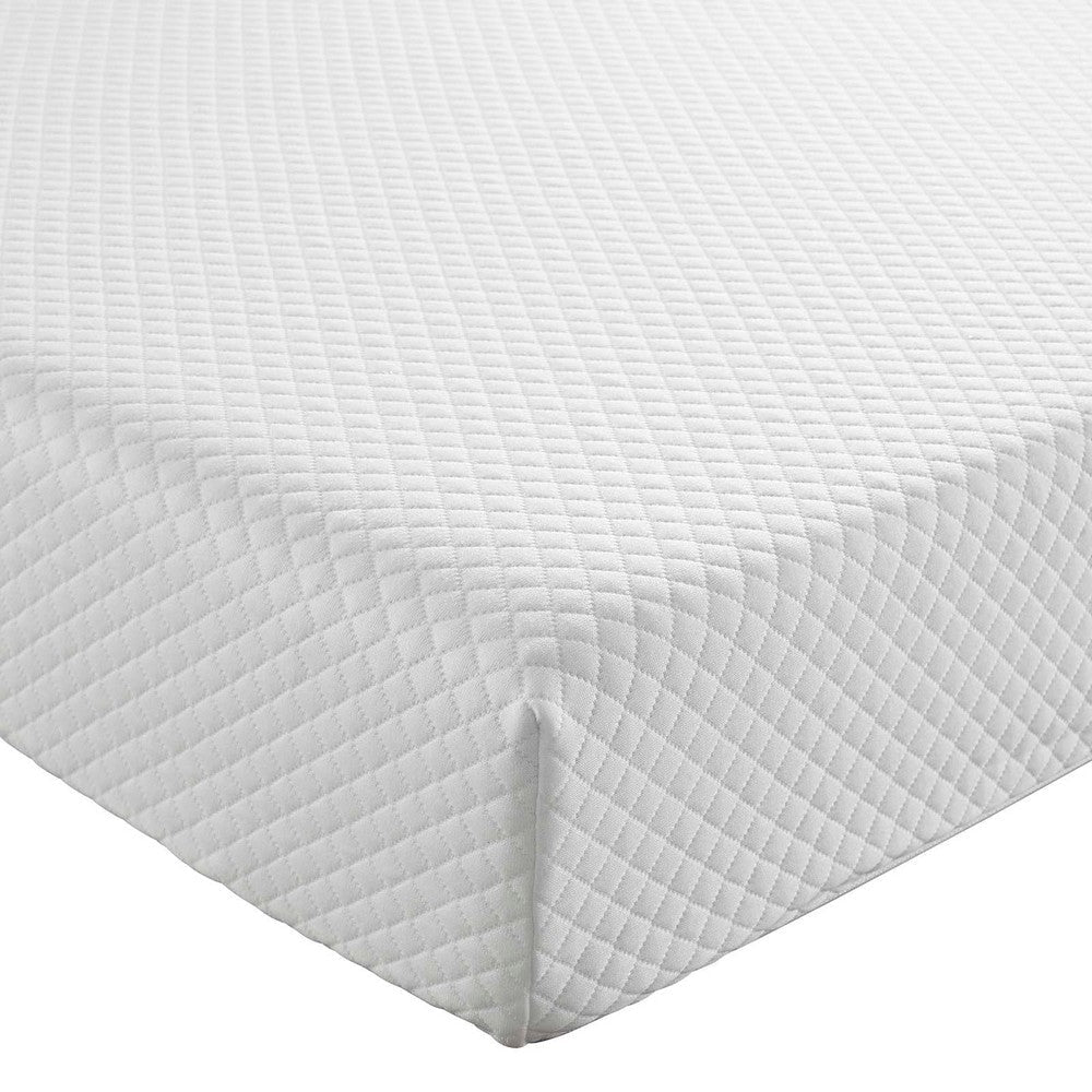 White Aveline 6’ Twin Mattress - No Shipping Charges MDY-MOD-5344-WHI