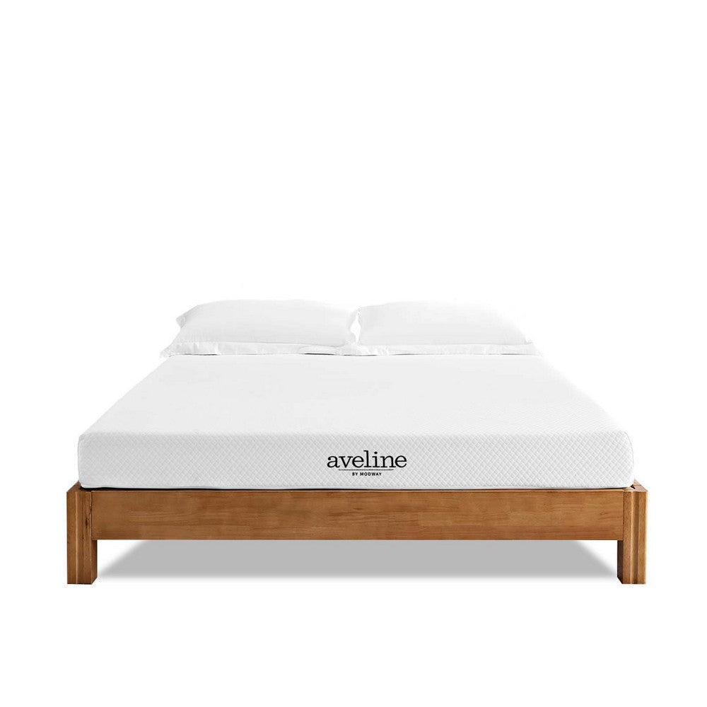 Modway Aveline Gel Infused Memory Mattress with CertiPUR-US Certified Foam, Full, White