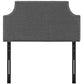 Gray Laura Twin Fabric Headboard - No Shipping Charges MDY-MOD-5390-GRY