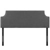 Gray Laura Full Fabric Headboard - No Shipping Charges MDY-MOD-5392-GRY