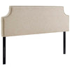 Laura Queen Upholstered Fabric Headboard By Casagear Home