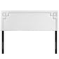 White Josie Full Vinyl Headboard - No Shipping Charges MDY-MOD-5399-WHI