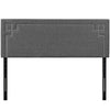 Gray Josie Queen Fabric Headboard - No Shipping Charges MDY-MOD-5402-GRY