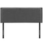 Gray Camille Full Fabric Headboard - No Shipping Charges MDY-MOD-5406-GRY