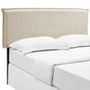 Camille Queen Upholstered Fabric Headboard - No Shipping Charges MDY-MOD-5407-BEI