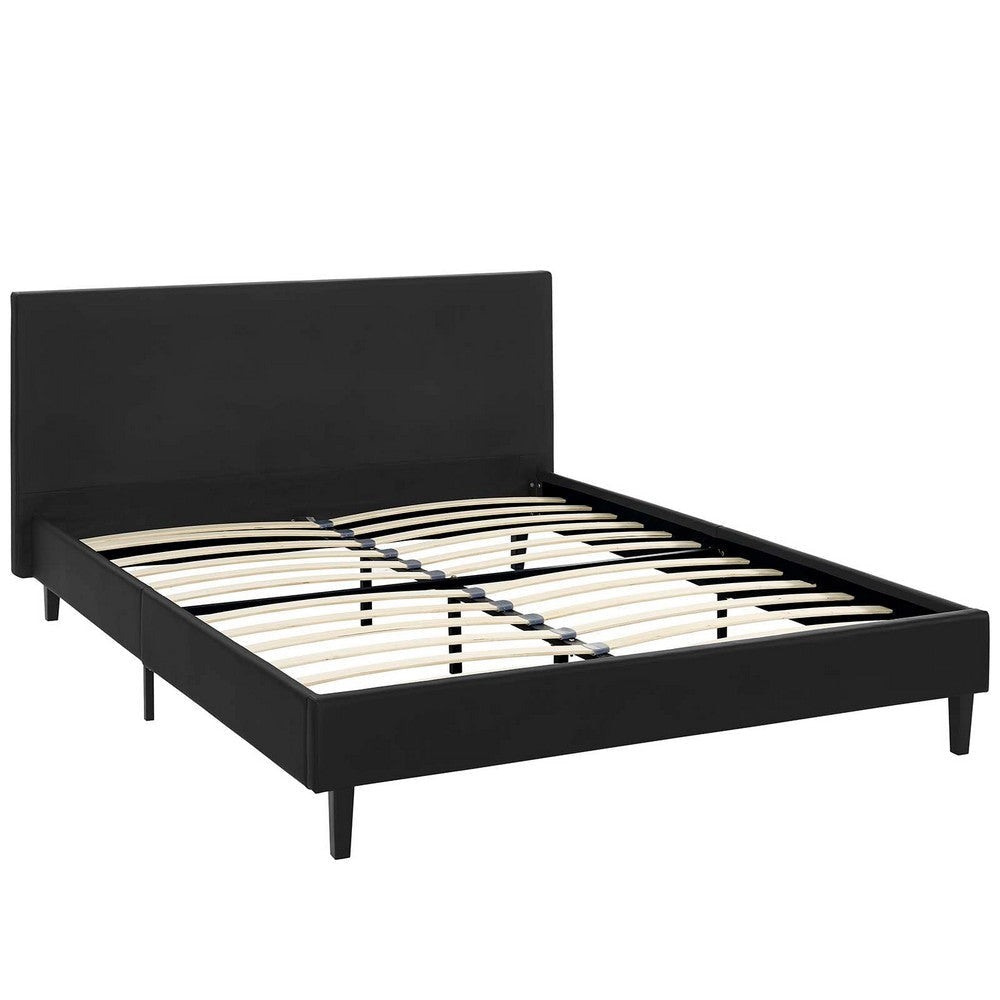 Anya Full Bed Black - No Shipping Charges MDY-MOD-5417-BLK