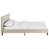 Anya Full Fabric Bed - No Shipping Charges MDY-MOD-5418-BEI