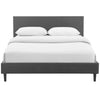 Anya Full Fabric Bed Gray - No Shipping Charges MDY-MOD-5418-GRY