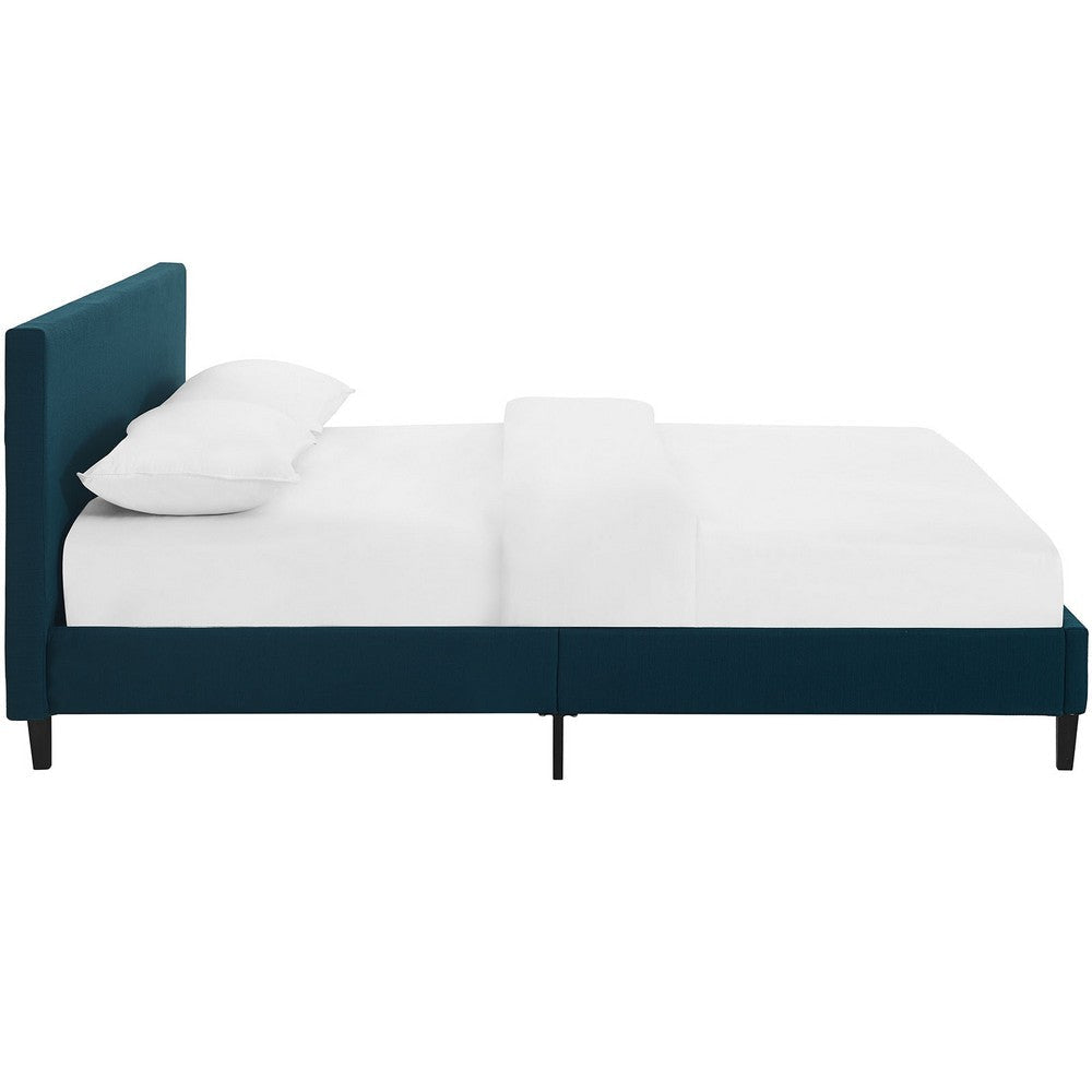 Anya Queen Bed Azure - No Shipping Charges MDY-MOD-5420-AZU