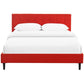 Linnea Full Bed Atomic Red - No Shipping Charges MDY-MOD-5424-ATO