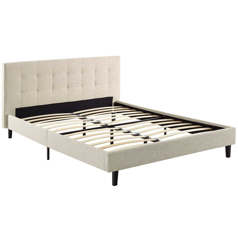 Linnea Full Bed - No Shipping Charges MDY-MOD-5424-BEI