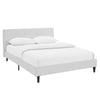 Linnea Queen Vinyl Bed White - No Shipping Charges MDY-MOD-5425-WHI