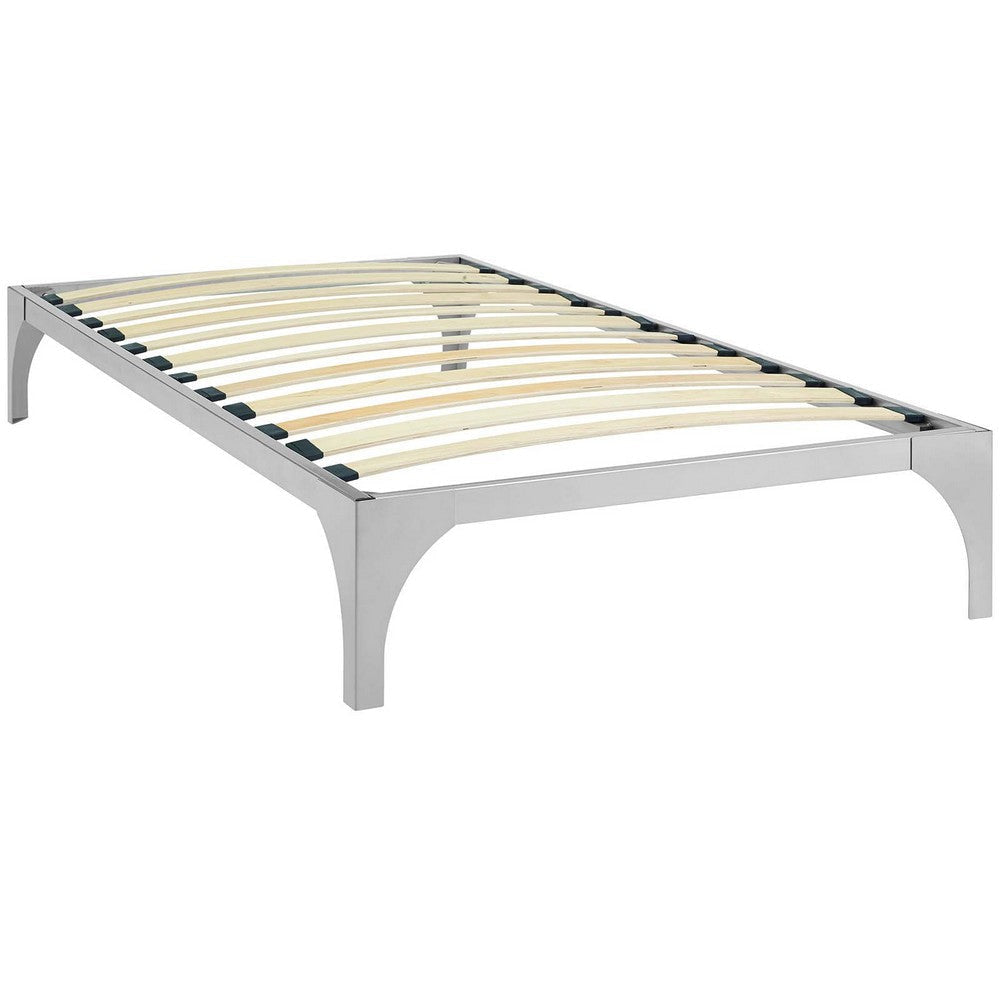 Ollie Twin Bed Frame Silver - No Shipping Charges MDY-MOD-5430-SLV