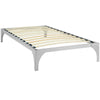 Ollie Twin Bed Frame Silver - No Shipping Charges MDY-MOD-5430-SLV