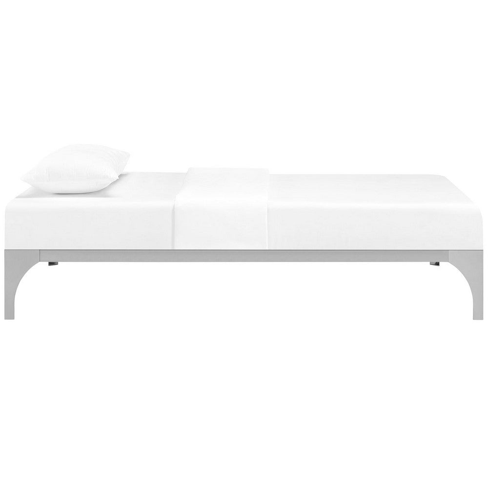 Ollie Twin Bed Frame Silver - No Shipping Charges MDY-MOD-5430-SLV