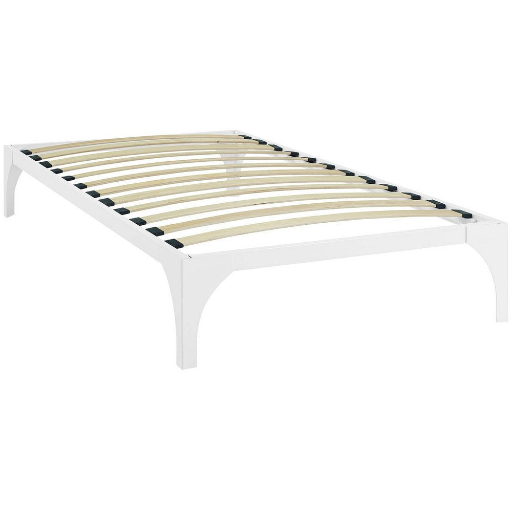 Ollie Twin Bed Frame White - No Shipping Charges MDY-MOD-5430-WHI