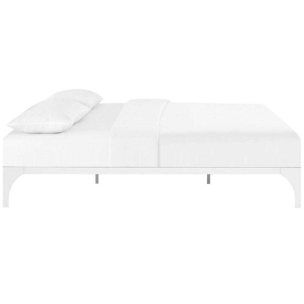 Ollie Full Bed Frame White - No Shipping Charges MDY-MOD-5431-WHI