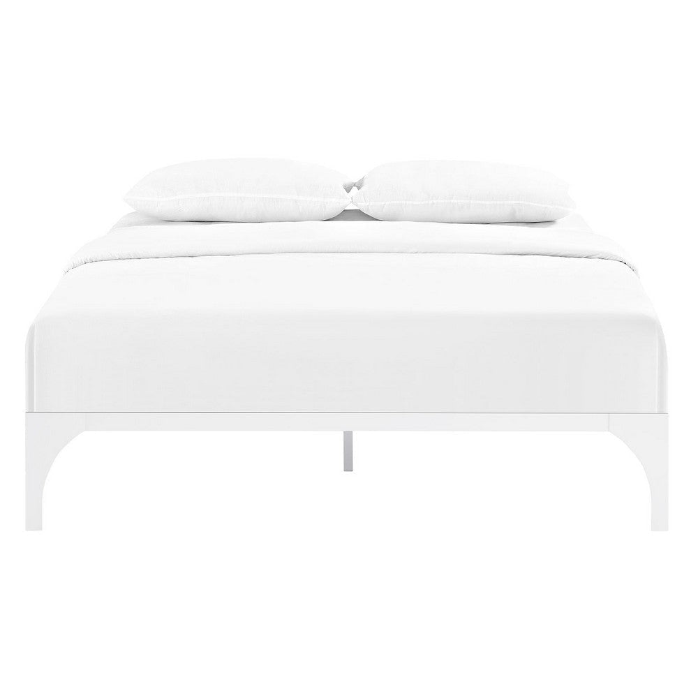 Ollie Full Bed Frame White - No Shipping Charges MDY-MOD-5431-WHI