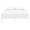 Ollie Full Bed Frame White - No Shipping Charges MDY-MOD-5431-WHI