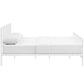 Dower Queen Stainless Steel Bed White - No Shipping Charges MDY-MOD-5437-WHI