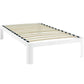 Corinne Twin Bed Frame White - No Shipping Charges MDY-MOD-5467-WHI