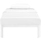 Corinne Twin Bed Frame White - No Shipping Charges MDY-MOD-5467-WHI