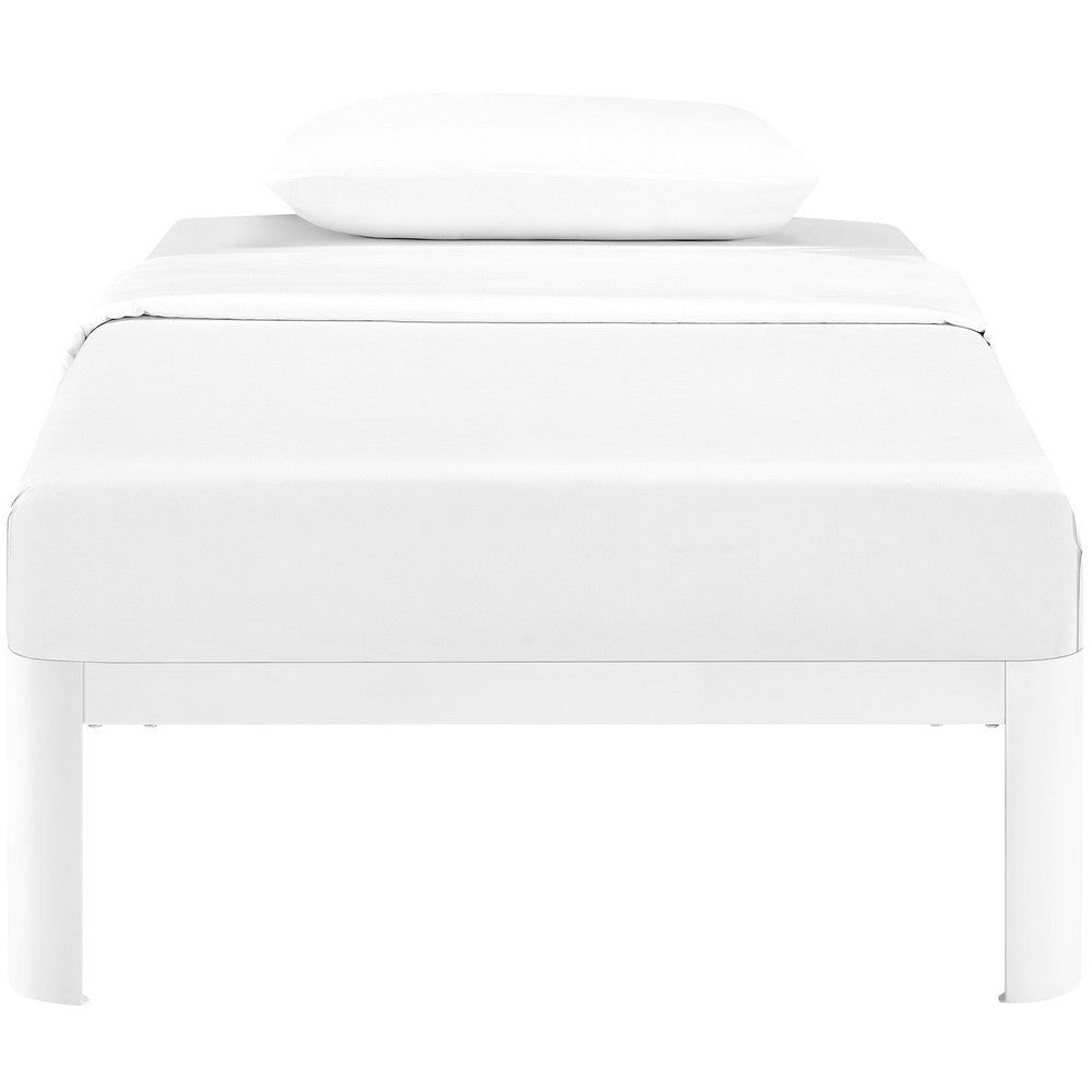 Corinne Twin Bed Frame White - No Shipping Charges MDY-MOD-5467-WHI