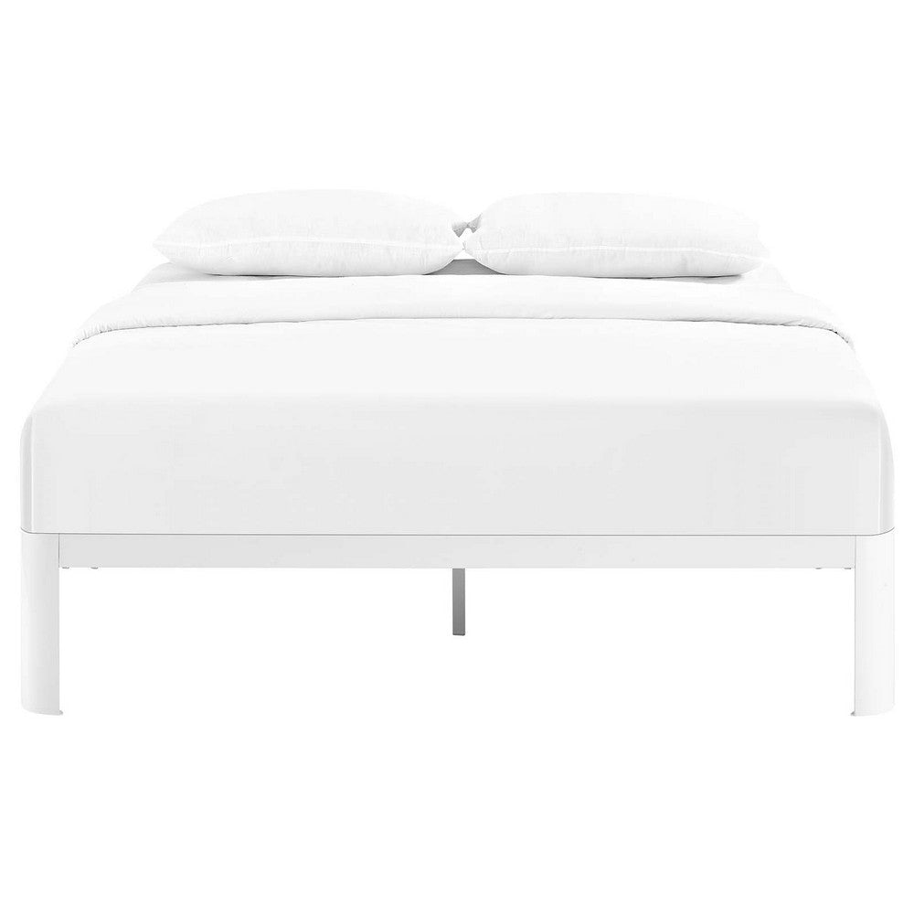 Corinne Full Bed Frame White - No Shipping Charges MDY-MOD-5468-WHI