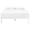 Corinne Queen Bed Frame White - No Shipping Charges MDY-MOD-5469-WHI