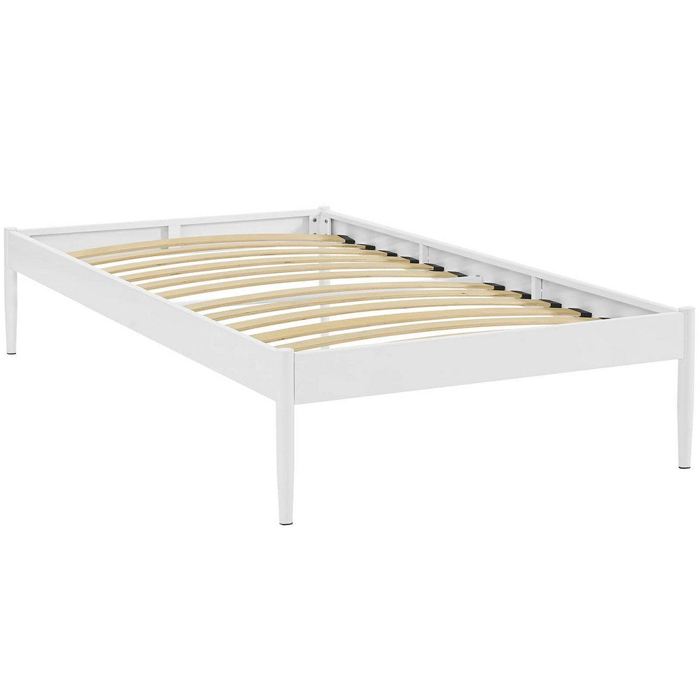 Elsie Twin Bed Frame White - No Shipping Charges MDY-MOD-5472-WHI