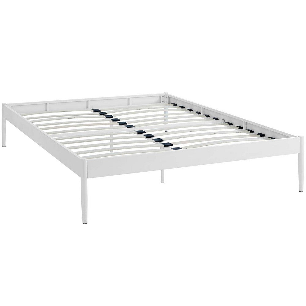 Elsie Full Bed Frame White - No Shipping Charges MDY-MOD-5473-WHI